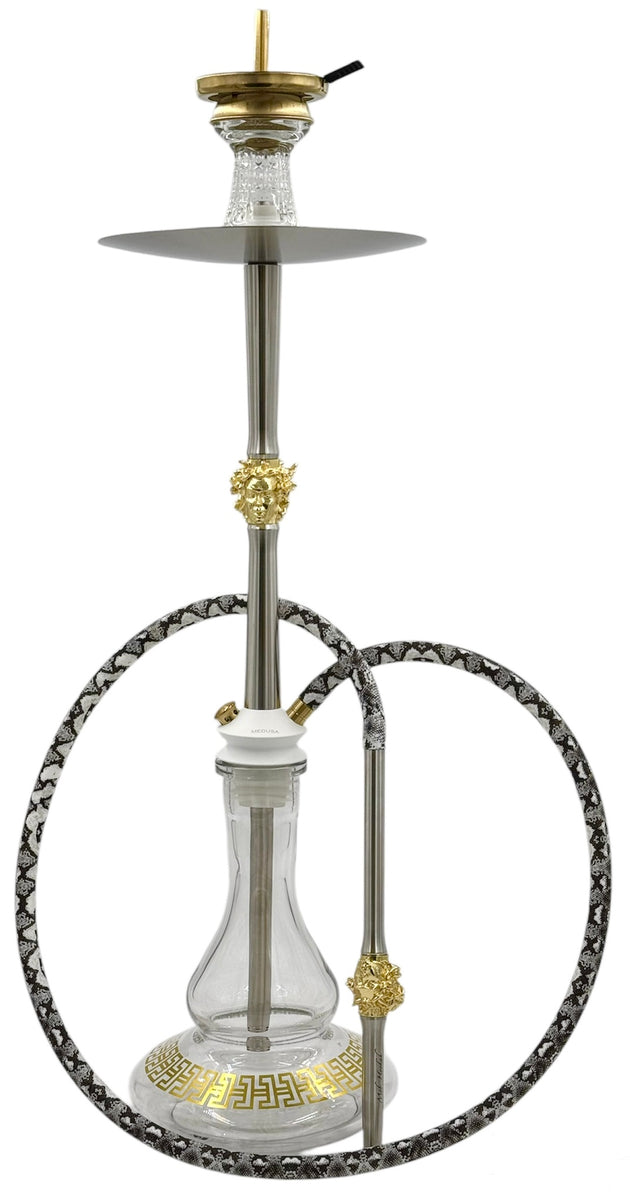 medusa シーシャボトルセット shisha Hookah シーシャ ベースボトル｜Hookah base Medusa L【Clear】– CAESAR