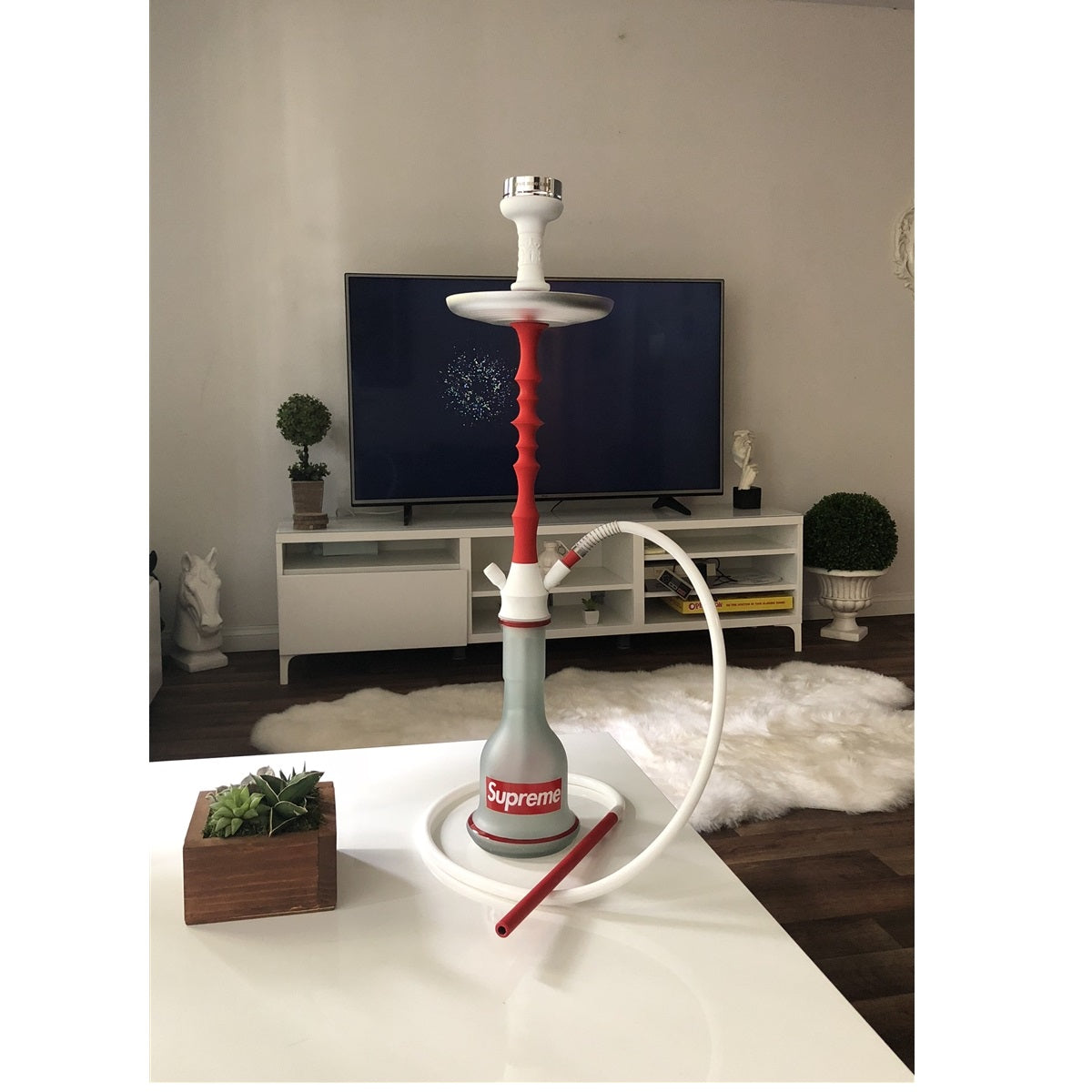 Red Hookah Custom Supreme Cloud King Mob Hookah